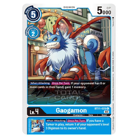 Digimon Card Game - BT-11 - Dimensional Phase - Gaogamon - (Common) - BT11-025