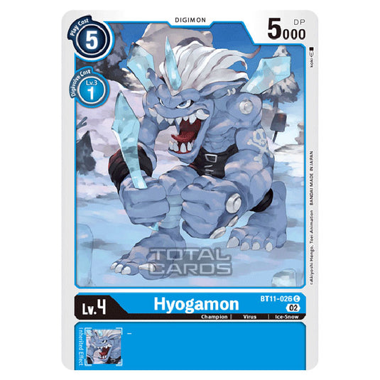 Digimon Card Game - BT-11 - Dimensional Phase - Hyogamon - (Common) - BT11-026