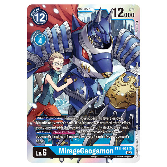 Digimon Card Game - BT-11 - Dimensional Phase - MirageGaogamon - (Super Rare) - BT11-033