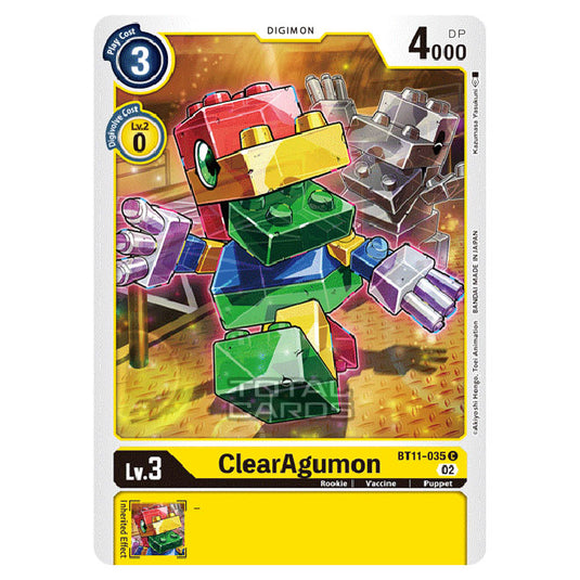 Digimon Card Game - BT-11 - Dimensional Phase - ClearAgumon - (Common) - BT11-035