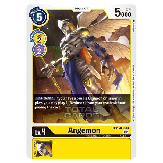 Digimon Card Game - BT-11 - Dimensional Phase - Angemon - (Uncommon) - BT11-038