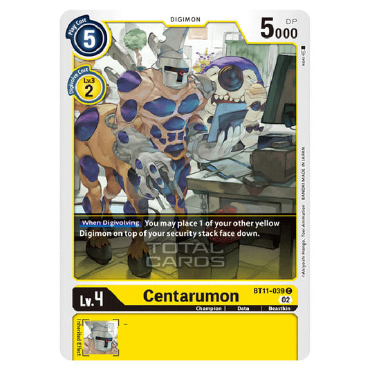 Digimon Card Game - BT-11 - Dimensional Phase - Centarumon - (Common) - BT11-039