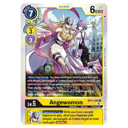 Digimon Card Game - BT-11 - Dimensional Phase - Angewomon - (Rare) - BT11-042