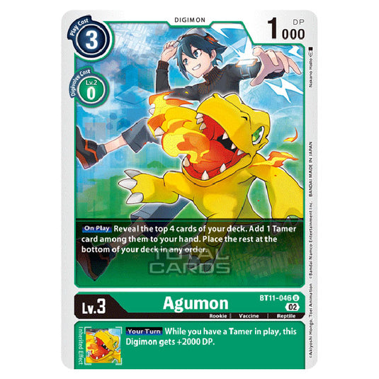 Digimon Card Game - BT-11 - Dimensional Phase - Agumon - (Uncommon) - BT11-046