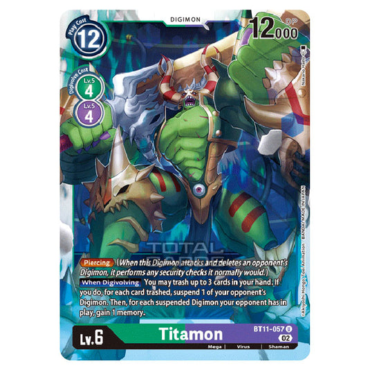 Digimon Card Game - BT-11 - Dimensional Phase - Titamon - (Uncommon) - BT11-057