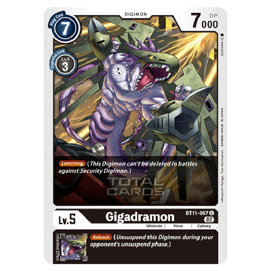 Digimon Card Game - BT-11 - Dimensional Phase - Gigadramon - (Uncommon) - BT11-067