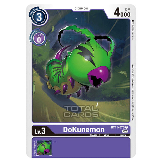 Digimon Card Game - BT-11 - Dimensional Phase - DoKunemon - (Common) - BT11-075