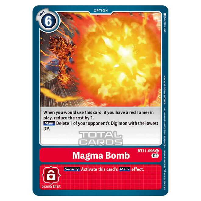 Digimon Card Game - BT-11 - Dimensional Phase - Magma Bomb - (Common)