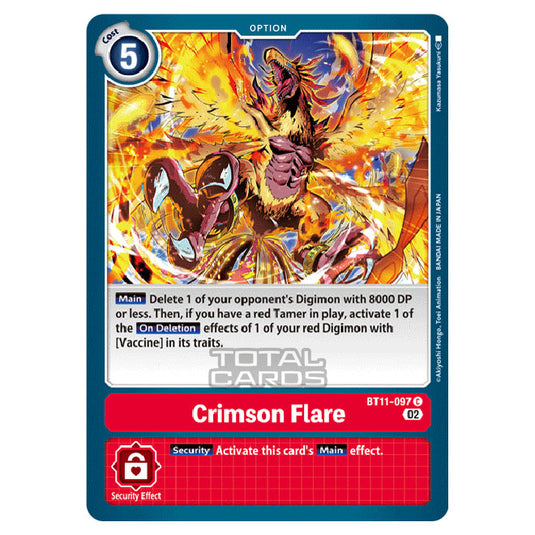 Digimon Card Game - BT-11 - Dimensional Phase - Crimson Flare - (Common) - BT11-097