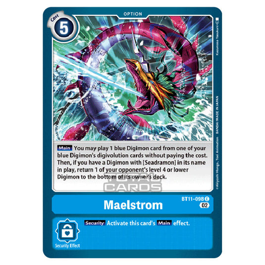 Digimon Card Game - BT-11 - Dimensional Phase - Maelstrom - (Common) - BT11-098