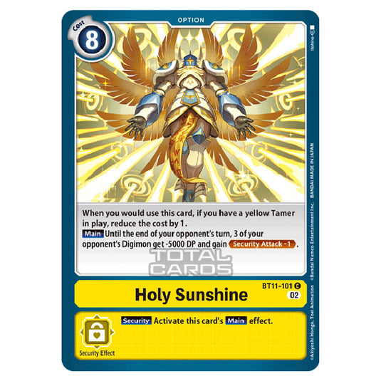 Digimon Card Game - BT-11 - Dimensional Phase - Holy Sunshine - (Common) - BT11-101