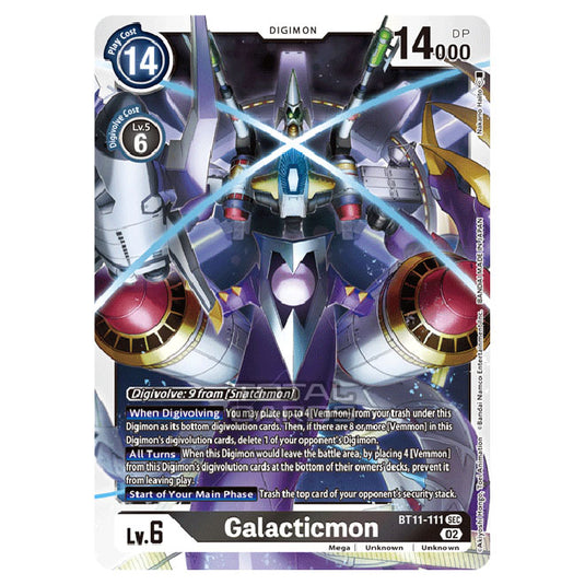 Digimon Card Game - BT-11 - Dimensional Phase - Galactimon - (Secret Rare) - BT11-111