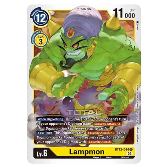 Digimon Card Game - BT-12 - Across Time - Lampmon - (Uncommon) - BT12-044