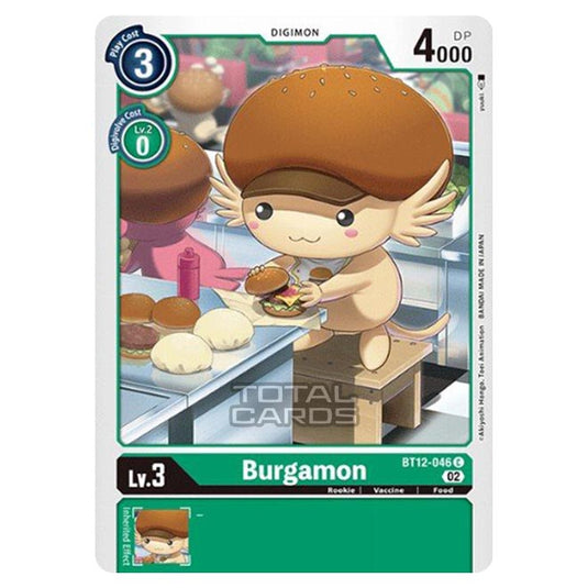 Digimon Card Game - BT-12 - Across Time - Burgamon - (Common) - BT12-046