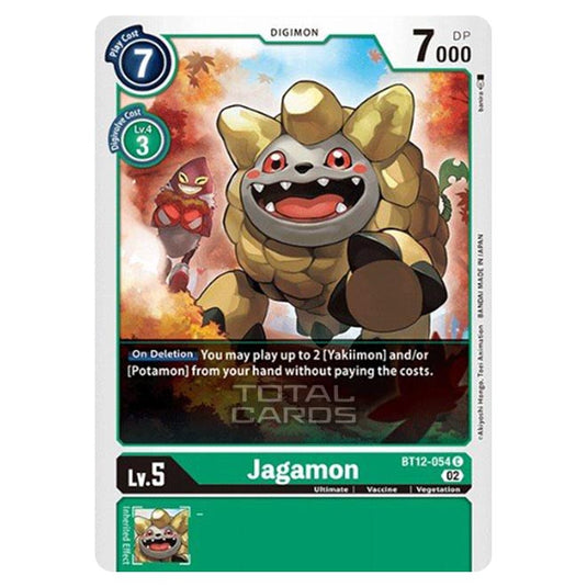 Digimon Card Game - BT-12 - Across Time - Jagamon - (Common) - BT12-054