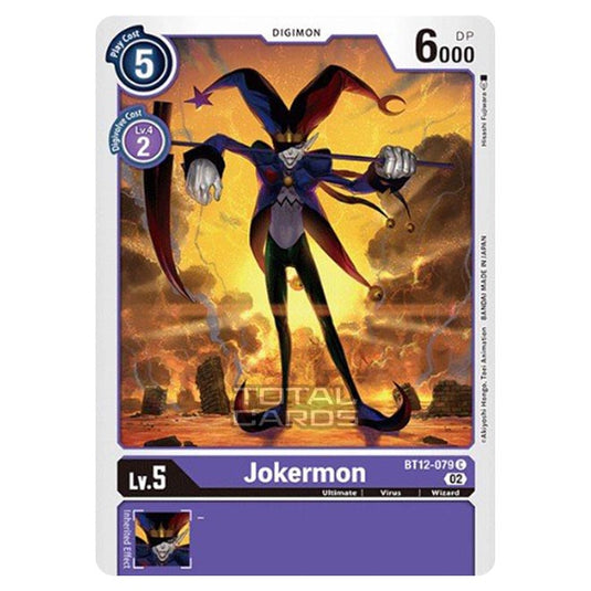 Digimon Card Game - BT-12 - Across Time - Jokermon - (Common) - BT12-079