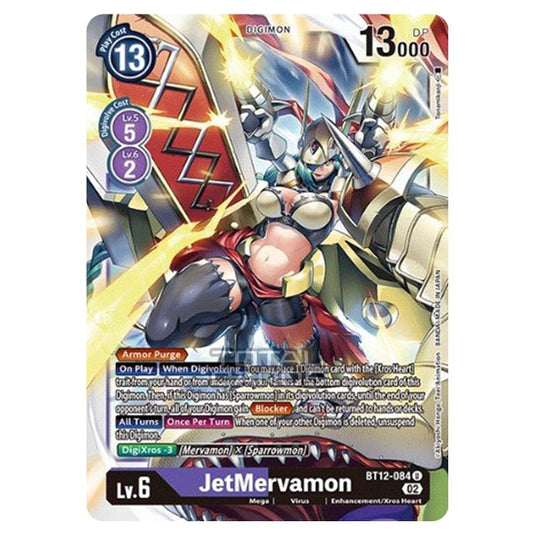 Digimon Card Game - BT-12 - Across Time - JetMervamon - (Uncommon) - BT12-084