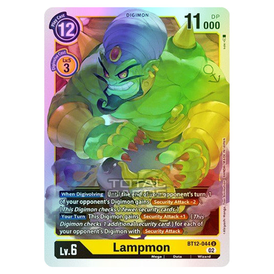 Digimon Card Game - BT-12 - Across Time - Lampmon - (Uncommon) - BT12-044 (Foil)