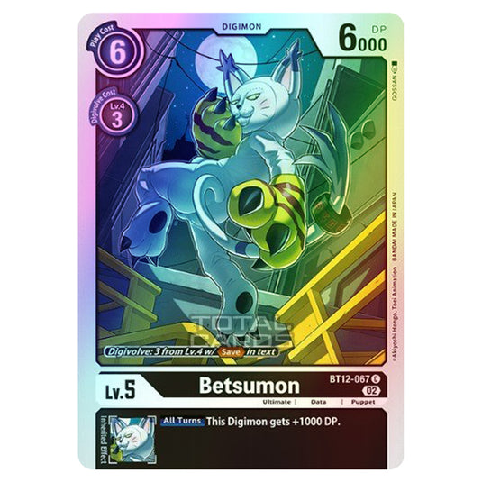 Digimon Card Game - BT-12 - Across Time - Betsumon - (Common) - BT12-067 (Foil)