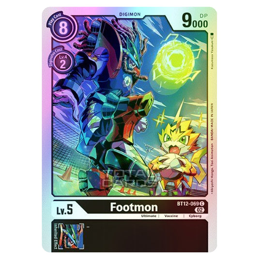 Digimon Card Game - BT-12 - Across Time - Footmon - (Common) - BT12-069 (Foil)