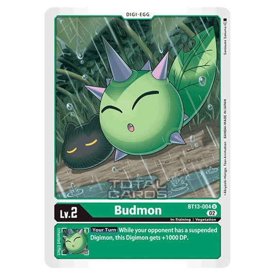 Digimon Card Game - BT-13 - Versus Royal Knights - Budmon - (Uncommon) - BT13-004