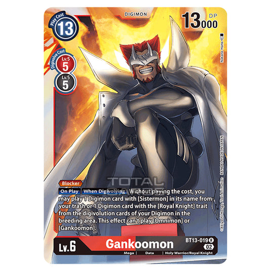 Digimon Card Game - BT-13 - Versus Royal Knights - Gankoomon - (Rare) - BT13-019