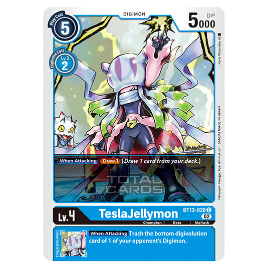 Digimon Card Game - BT-13 - Versus Royal Knights - TeslaJellymon - (Common) - BT13-026