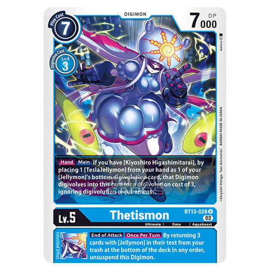 Digimon Card Game - BT-13 - Versus Royal Knights - Thetismon - (Uncommon) - BT13-028