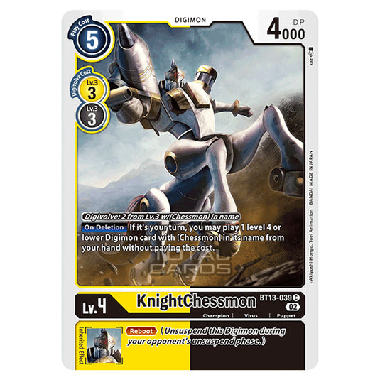 Digimon Card Game - BT-13 - Versus Royal Knights - KnightChessmon - (Common) - BT13-039