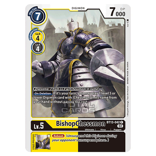 Digimon Card Game - BT-13 - Versus Royal Knights - BishopChessmon - (Common) - BT13-042