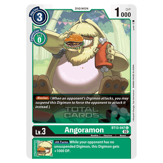 Digimon Card Game - BT-13 - Versus Royal Knights - Angoramon - (Common) - BT13-047