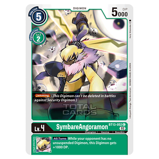 Digimon Card Game - BT-13 - Versus Royal Knights - SymbareAngoramon - (Common) - BT13-052