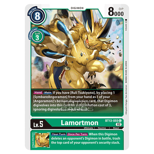 Digimon Card Game - BT-13 - Versus Royal Knights - Lamortmon - (Common) - BT13-055