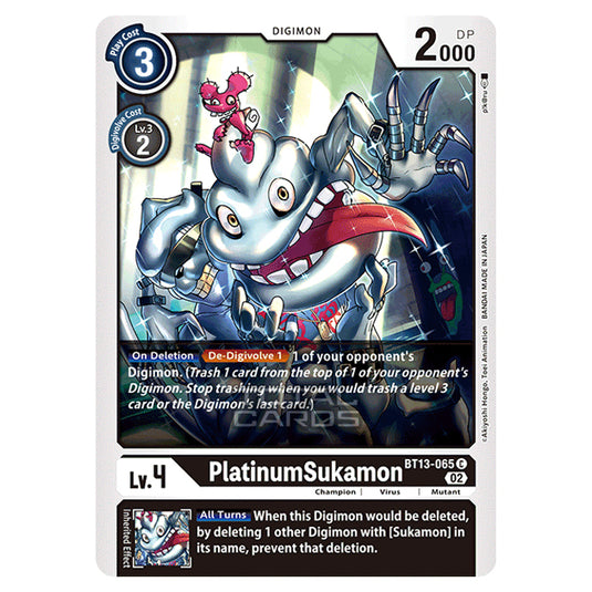 Digimon Card Game - BT-13 - Versus Royal Knights - PlatinumSukamon - (Common) - BT13-065