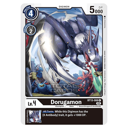 Digimon Card Game - BT-13 - Versus Royal Knights - Dorugamon - (Common) - BT13-066