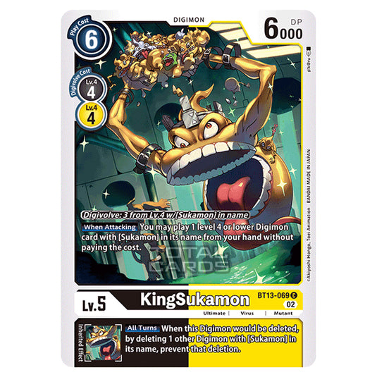 Digimon Card Game - BT-13 - Versus Royal Knights - KingSukamon - (Common) - BT13-069