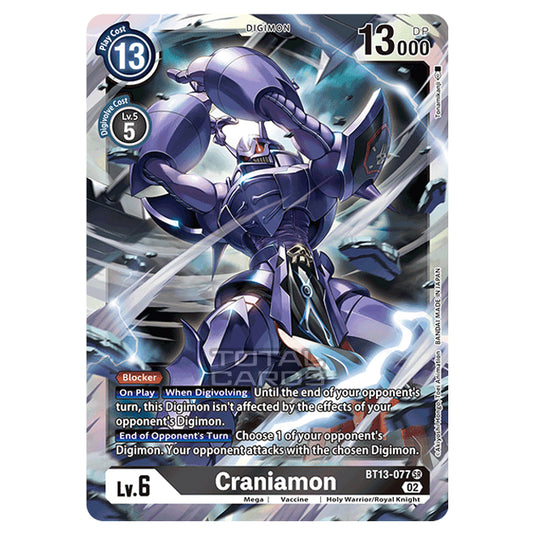 Digimon Card Game - BT-13 - Versus Royal Knights - Craniamon - (Super Rare) - BT13-077