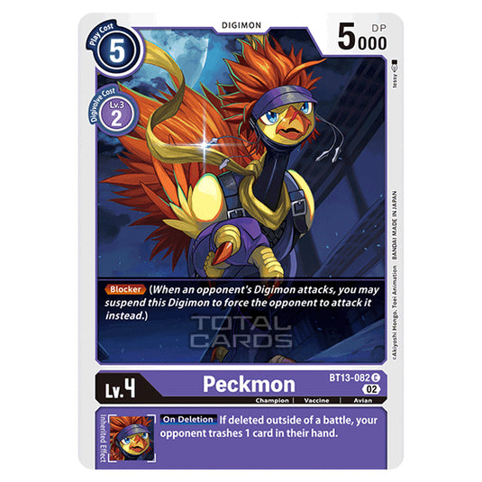 Digimon Card Game - BT-13 - Versus Royal Knights - Peckmon - (Common) - BT13-082