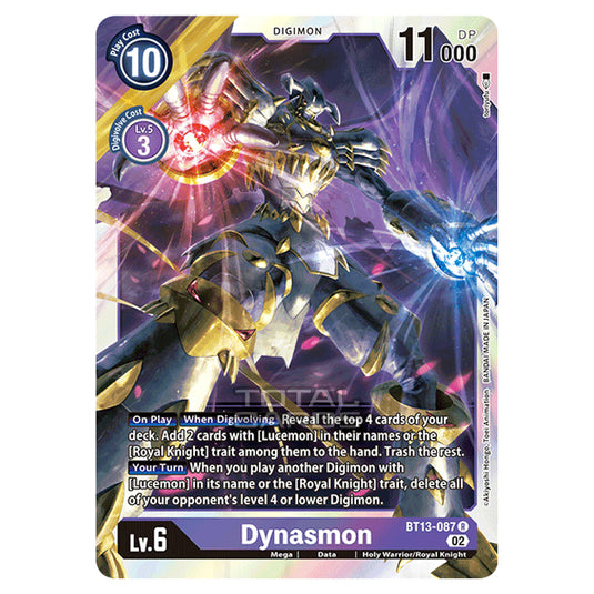 Digimon Card Game - BT-13 - Versus Royal Knights - Dynasmon - (Rare) - BT13-087
