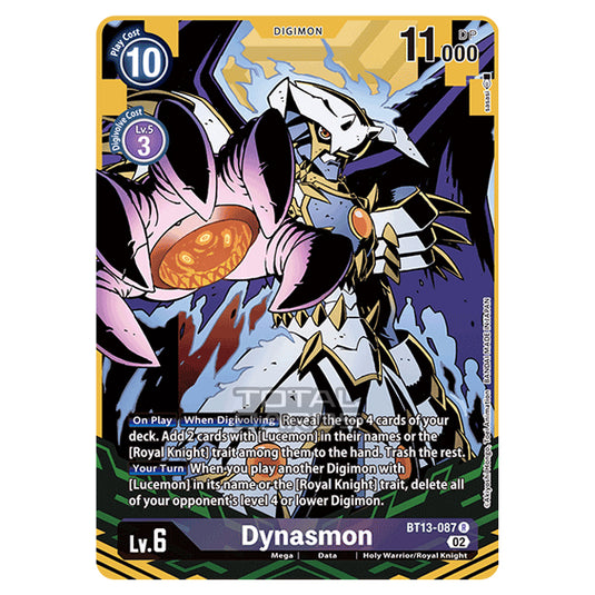 Digimon Card Game - BT-13 - Versus Royal Knights - Dynasmon - (Alternative Art) - BT13-087a