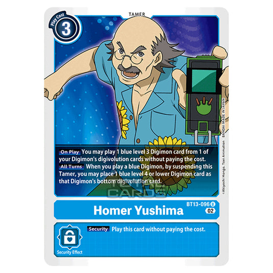 Digimon Card Game - BT-13 - Versus Royal Knights - Homer Yushima - (Uncommon) - BT13-096
