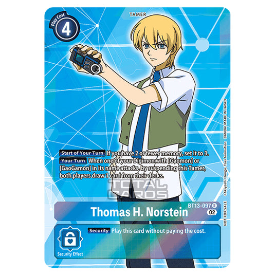 Digimon Card Game - BT-13 - Versus Royal Knights - Thomas H. Norstein - (Alternative Art) - BT13-097a