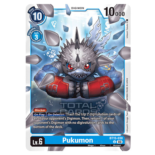 Digimon Card Game - BT15 - Exceed Apocalypse - Pukumon - (Uncommon) - BT15-030