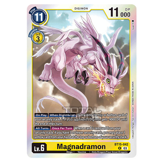 Digimon Card Game - BT15 - Exceed Apocalypse - Magnadramon - (Rare) - BT15-042