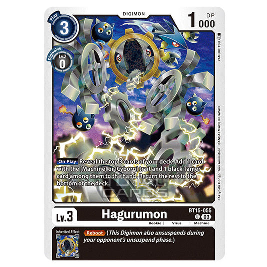 Digimon Card Game - BT15 - Exceed Apocalypse - Hagurumon - (Uncommon) - BT15-055