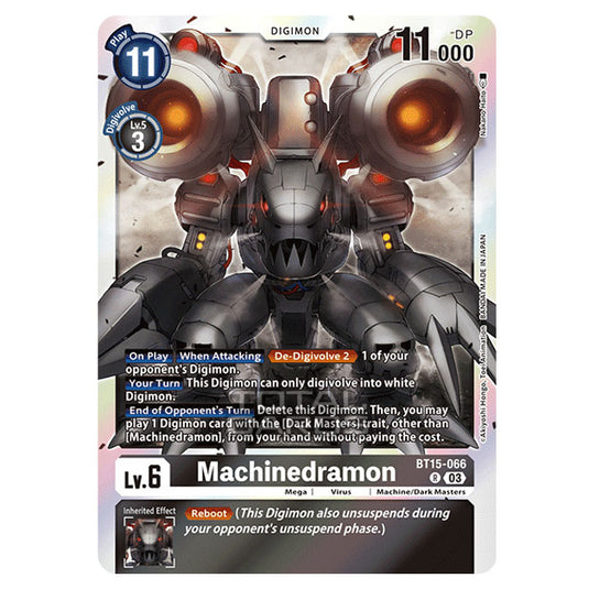 Digimon Card Game - BT15 - Exceed Apocalypse - Machinedramon - (Rare) - BT15-066
