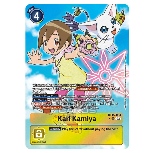 Digimon Card Game - BT15 - Exceed Apocalypse - Kari Kamiya - (Alternative Art) - BT15-084a