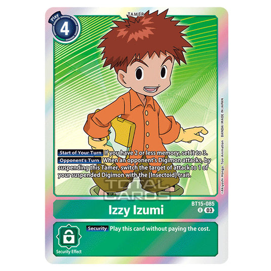 Digimon Card Game - BT15 - Exceed Apocalypse - Izzy Izumi - (Rare) - BT15-085