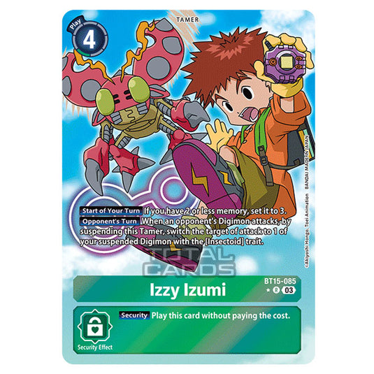 Digimon Card Game - BT15 - Exceed Apocalypse - Izzy Izumi - (Alternative Art) - BT15-085a