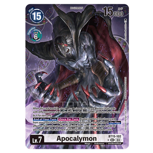 Digimon Card Game - BT15 - Exceed Apocalypse - Apocalymon - (Alternative Art) - BT15-102a